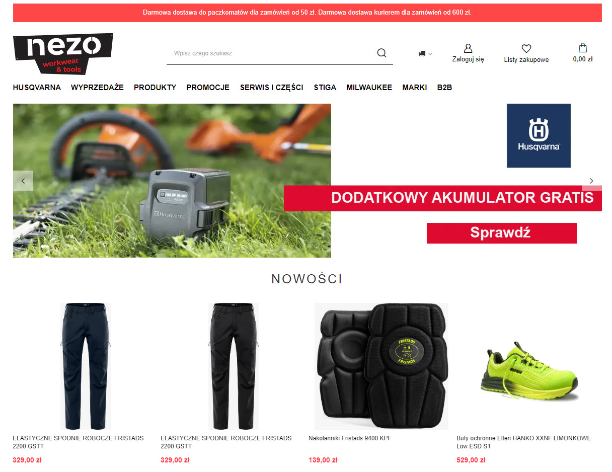 Husqvarna - jak wybrać sprawdzone miejsce zakupu sprzętu ogrodniczego i leśnego?