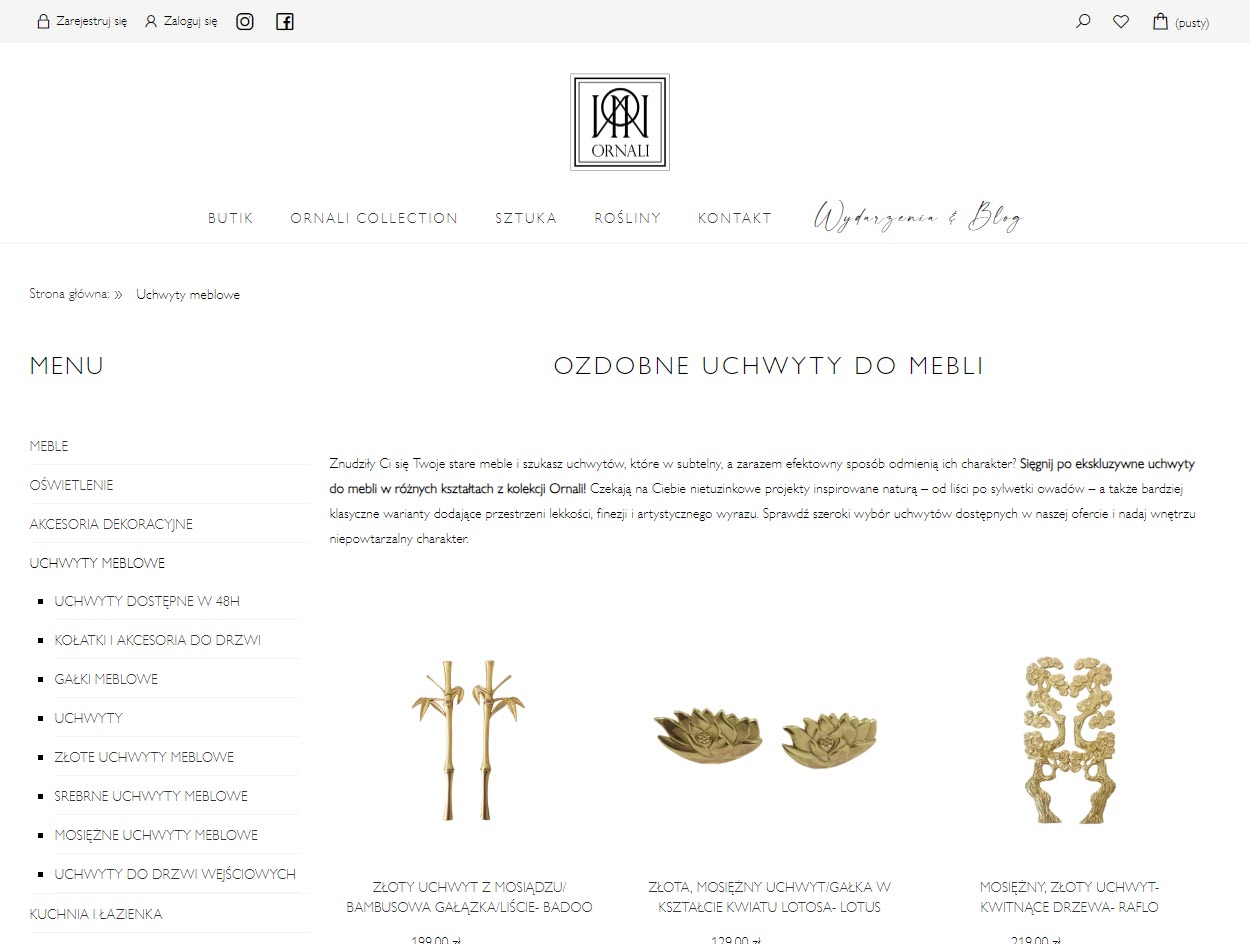 Ozdobne uchwyty do mebli - modne wzory i kolory, które królują we wnętrzach