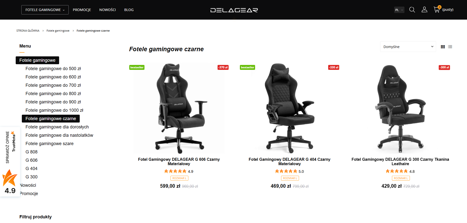 Czarny fotel gamingowy - uniwersalny wybór do każdego pokoju gracza