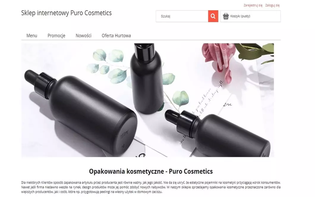 Zrzut ekranu strony