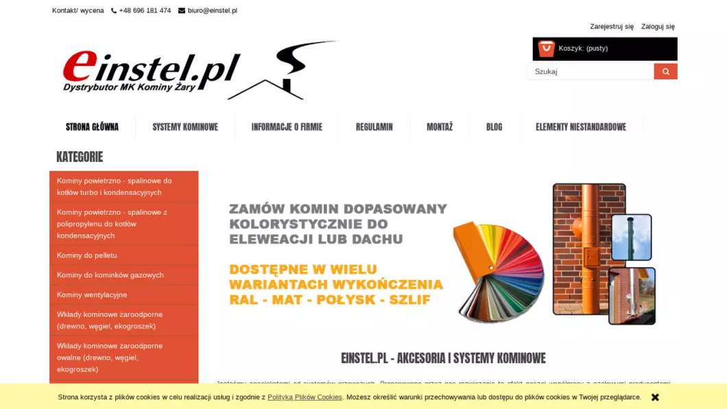 Zrzut ekranu strony