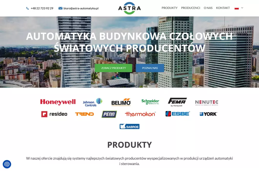 Zrzut ekranu strony