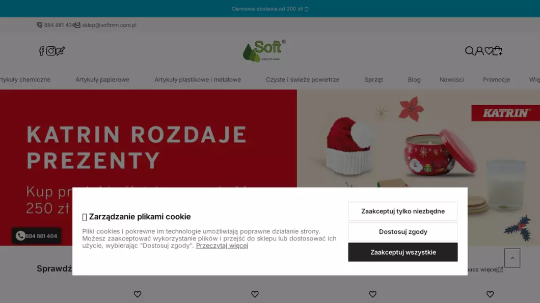 Zrzut ekranu strony