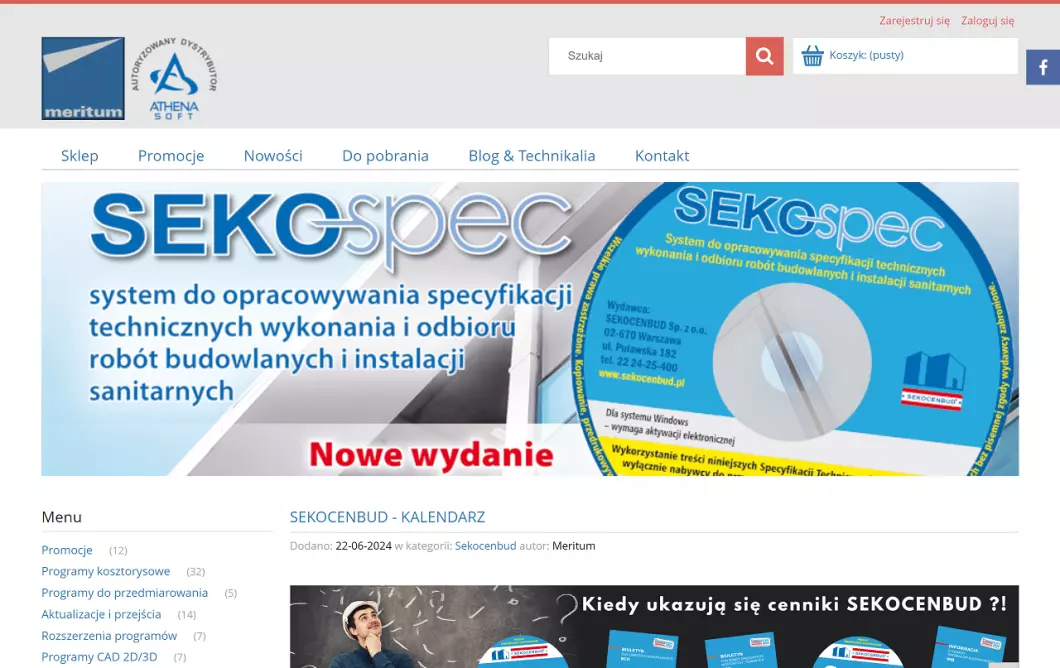 Zrzut ekranu strony