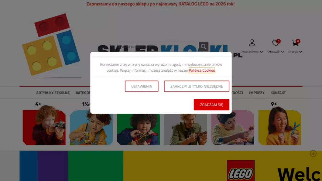 Zrzut ekranu strony
