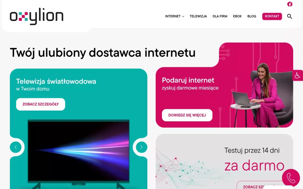 Zrzut ekranu strony