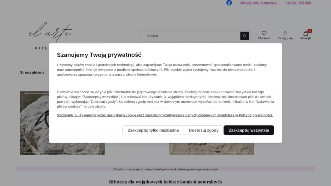 Zrzut ekranu strony