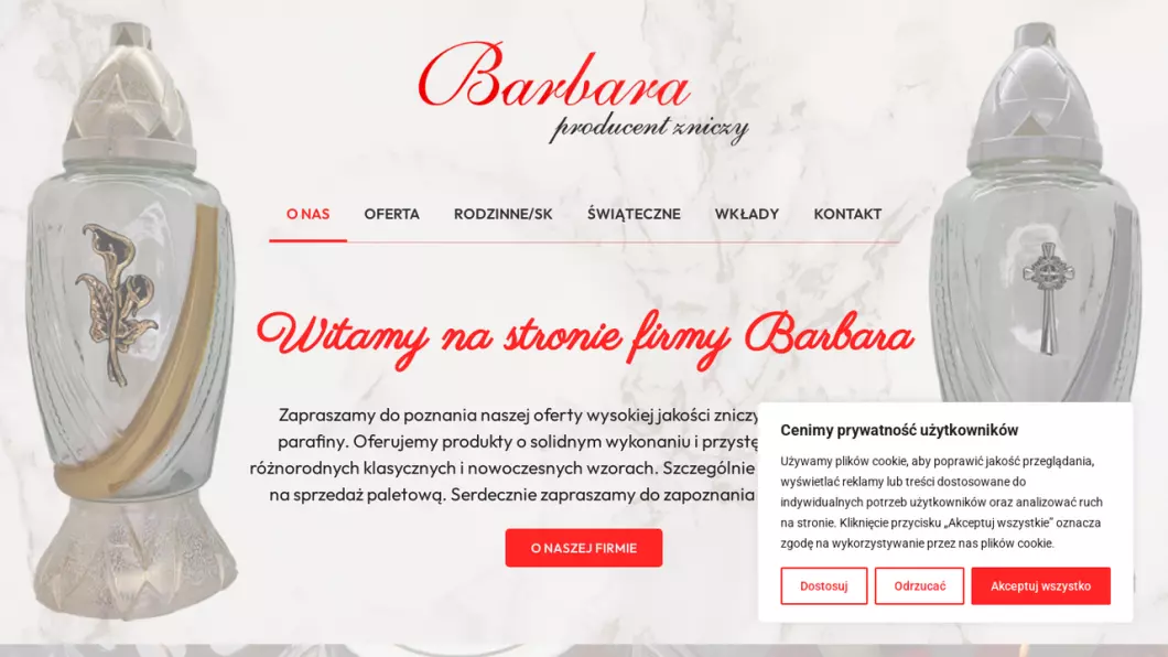 Zrzut ekranu strony