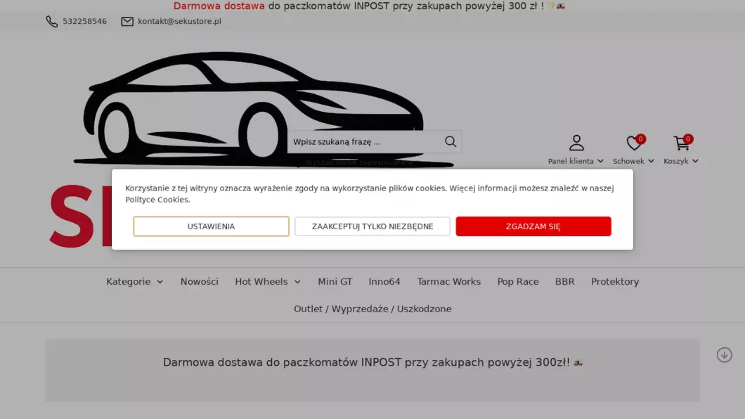 Zrzut ekranu strony