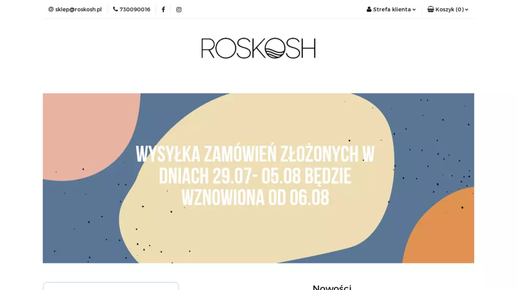 Zrzut ekranu strony