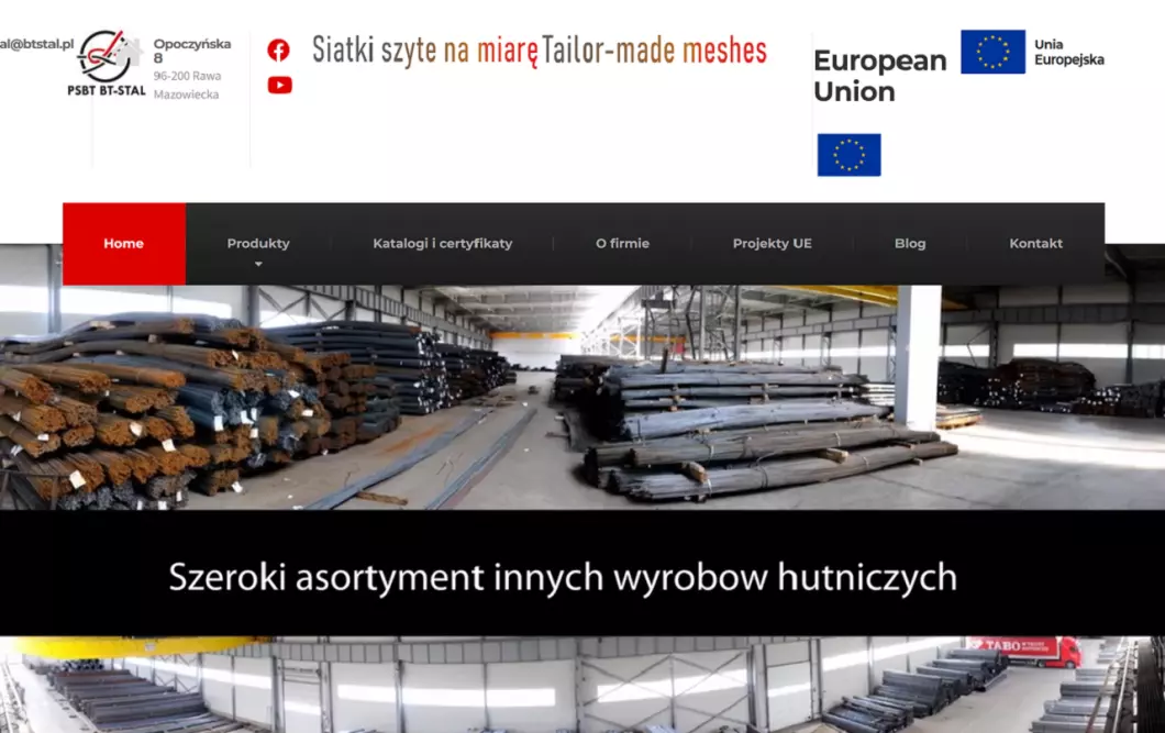 Zrzut ekranu strony