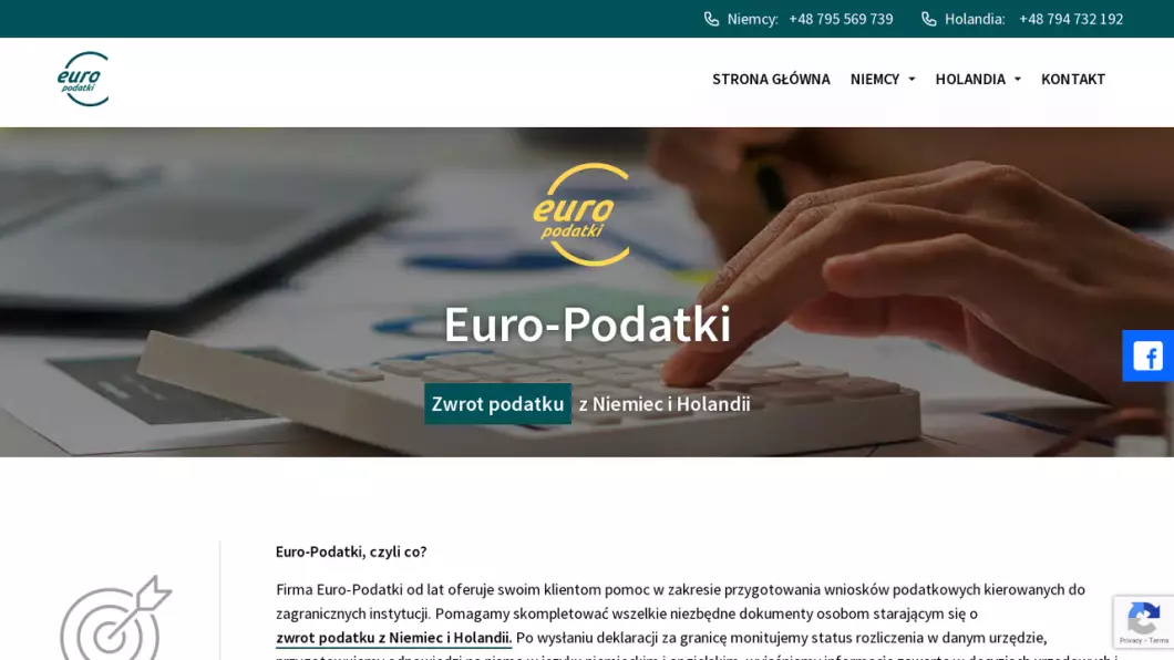 Zrzut ekranu strony